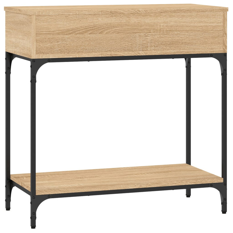 vidaXL sonoma tölgy színű szerelt fa dohányzóasztal 75 x 34,5 x 75 cm