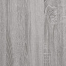 vidaXL szürke sonoma színű szerelt fa konzolasztal 75 x 34,5 x 75 cm