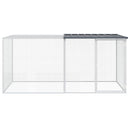 vidaXL antracit színű, horganyzott acél csirkeketrec tetővel 203 x 98 x 90 cm