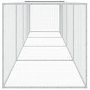 vidaXL antracitszürke horganyzott acél tyúkketrec tetővel 403x98x90 cm