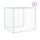 vidaXL antracitszürke horganyzott acél tyúkketrec tetővel 603x98x90 cm