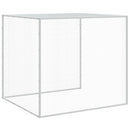 vidaXL antracitszürke horganyzott acél tyúkketrec tetővel 603x98x90 cm