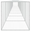 vidaXL antracitszürke horganyzott acél tyúkketrec tetővel 1003x98x90cm