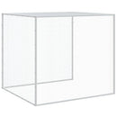 vidaXL antracitszürke horganyzott acél tyúkketrec tetővel 1003x98x90cm