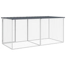 vidaXL antracit színű, horganyzott acél csirkeketrec tetővel 203 x 98 x 90 cm