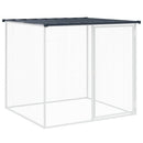 vidaXL antracit színű, horganyzott acél csirkeketrec tetővel 203 x 98 x 90 cm