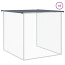 vidaXL antracitszürke horganyzott acél tyúkketrec tetővel 603x98x90 cm