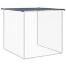 vidaXL antracitszürke horganyzott acél tyúkketrec tetővel 603x98x90 cm
