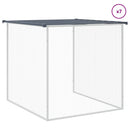 vidaXL antracitszürke horganyzott acél tyúkketrec tetővel 803x98x90 cm