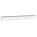 vidaXL antracitszürke horganyzott acél tyúkketrec tetővel 1003x98x90cm