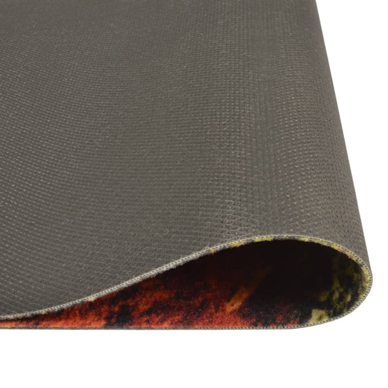 vidaXL mosható kanál- és fűszermintás bársony konyhaszőnyeg 45x150 cm