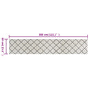 vidaXL mosható kockás bársony konyhaszőnyeg 60 x 300 cm