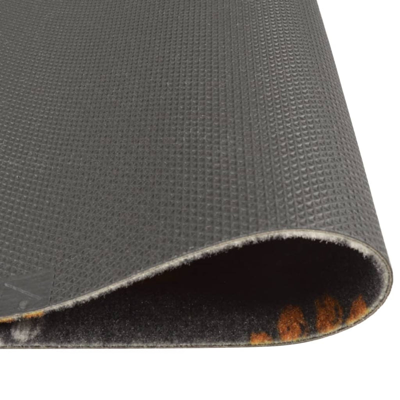 vidaXL mosható tappancsmintás bársony konyhaszőnyeg 45 x 150 cm