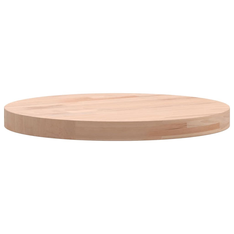 vidaXL tömör bükkfa kerek asztallap Ø30x2,5 cm