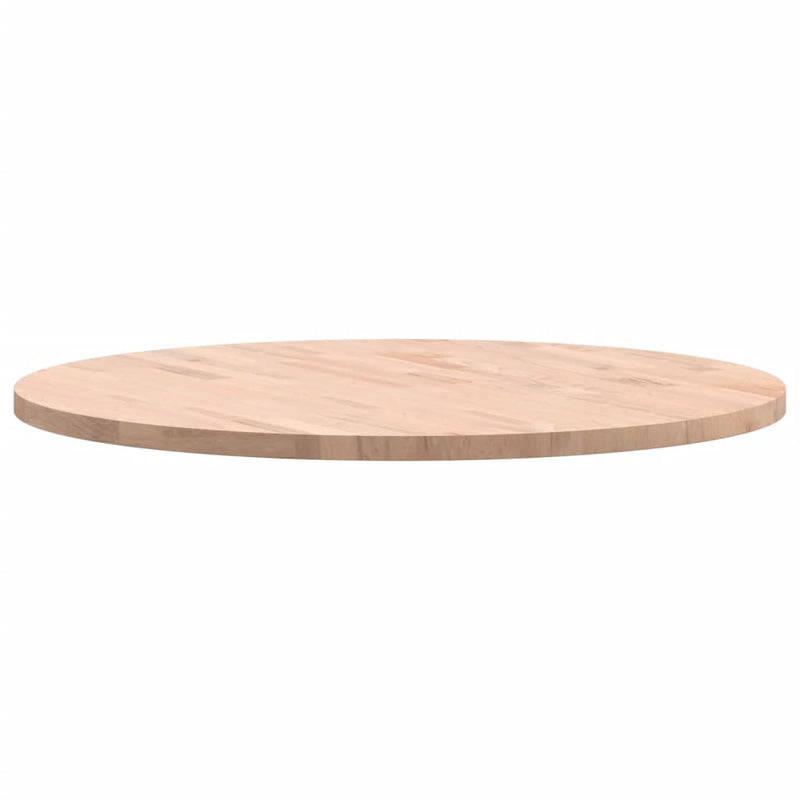 vidaXL tömör bükkfa kerek asztallap Ø80 x 2,5 cm