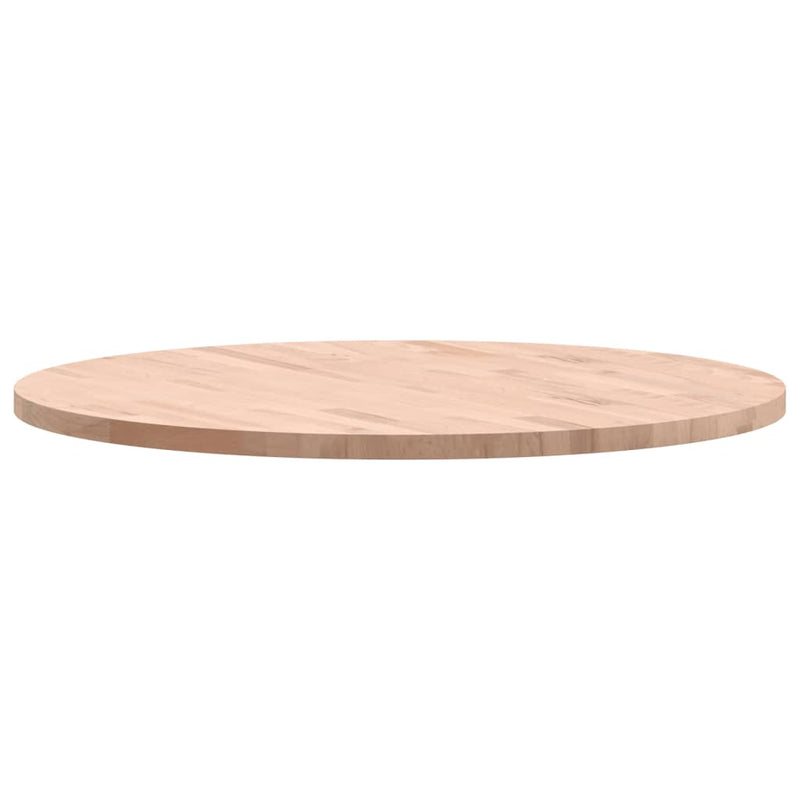 vidaXL tömör bükkfa kerek asztallap Ø80 x 2,5 cm