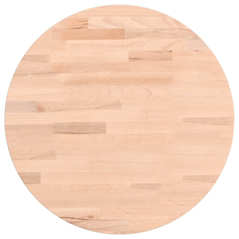 vidaXL tömör bükkfa kerek asztallap Ø40 x 4 cm