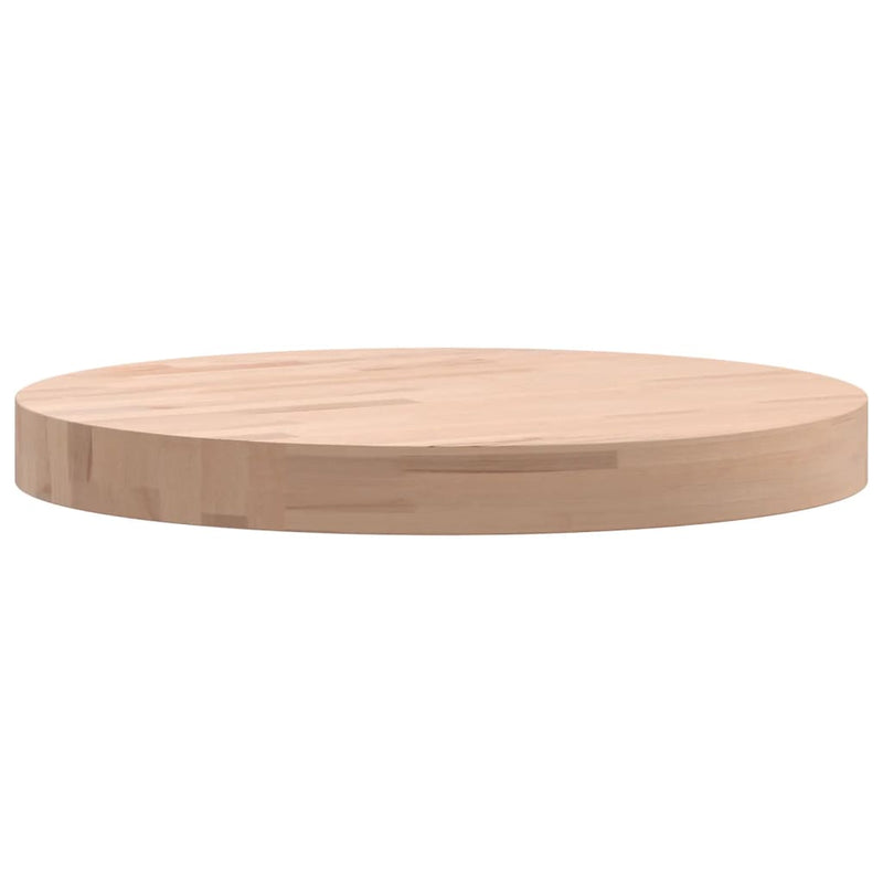 vidaXL tömör bükkfa kerek asztallap Ø40 x 4 cm