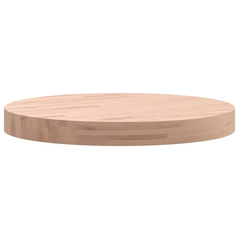 vidaXL tömör bükkfa kerek asztallap Ø40 x 4 cm