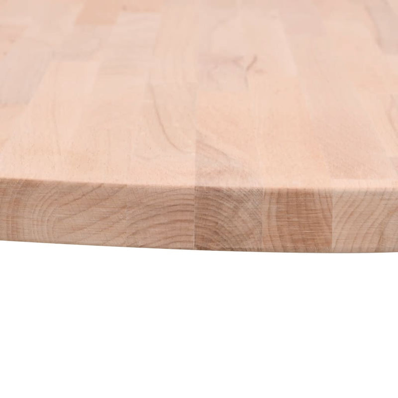 vidaXL tömör bükkfa kerek asztallap Ø50 x 4 cm