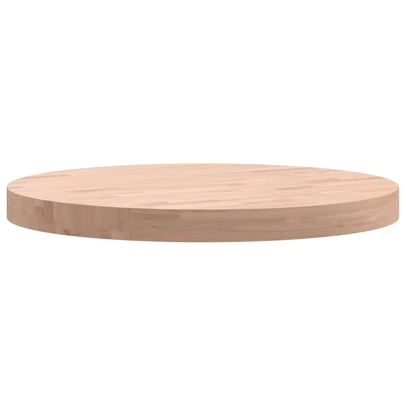 vidaXL tömör bükkfa kerek asztallap Ø50 x 4 cm