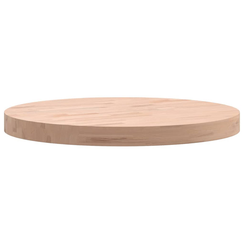 vidaXL tömör bükkfa kerek asztallap Ø50 x 4 cm