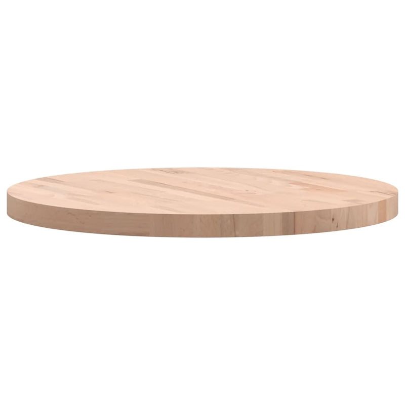vidaXL tömör bükkfa kerek asztallap Ø70 x 4 cm