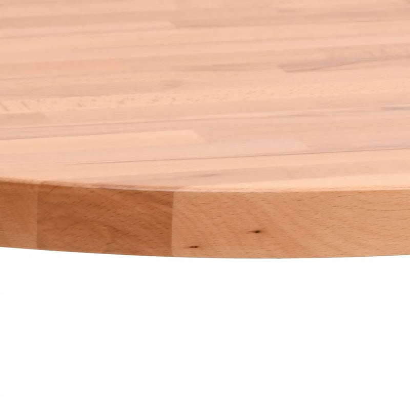 vidaXL tömör bükkfa kerek asztallap Ø50 x 2,5 cm