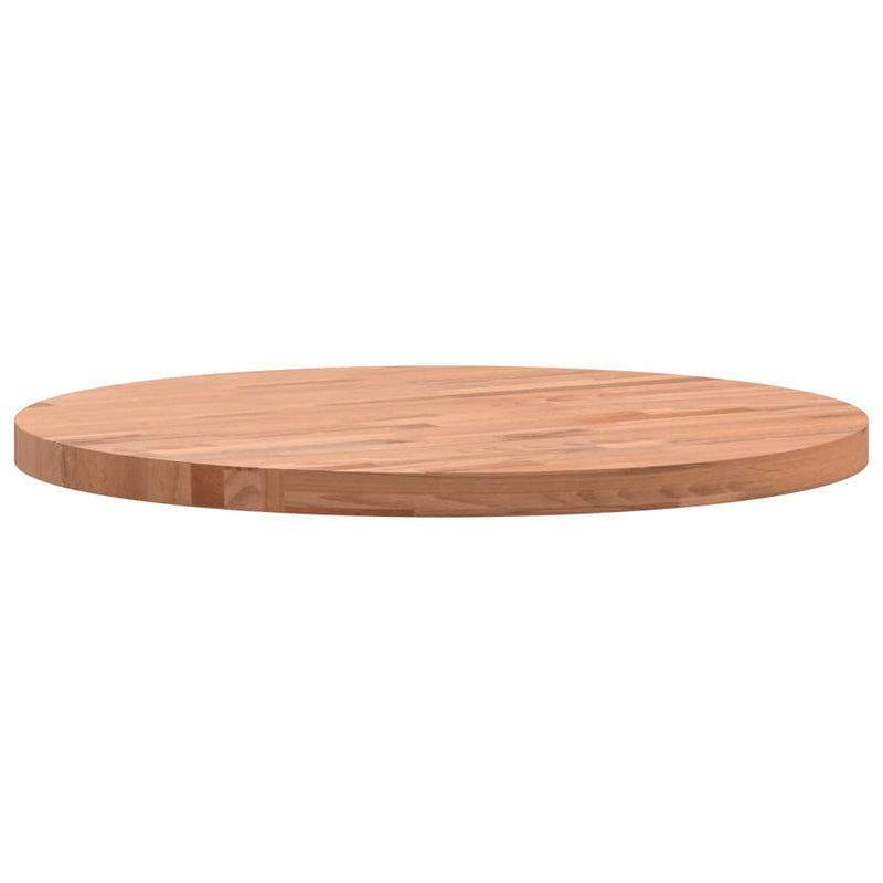 vidaXL tömör bükkfa kerek asztallap Ø50 x 2,5 cm