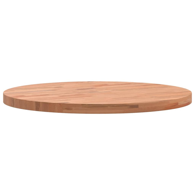 vidaXL tömör bükkfa kerek asztallap Ø50 x 2,5 cm