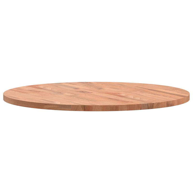 vidaXL tömör bükkfa kerek asztallap Ø80 x 2,5 cm