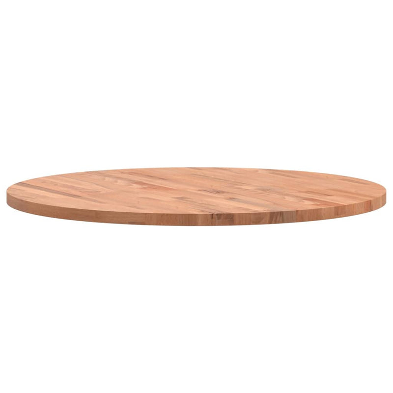 vidaXL tömör bükkfa kerek asztallap Ø80 x 2,5 cm