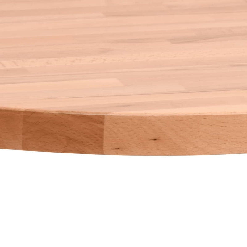 vidaXL tömör bükkfa kerek asztallap Ø90 x 2,5 cm