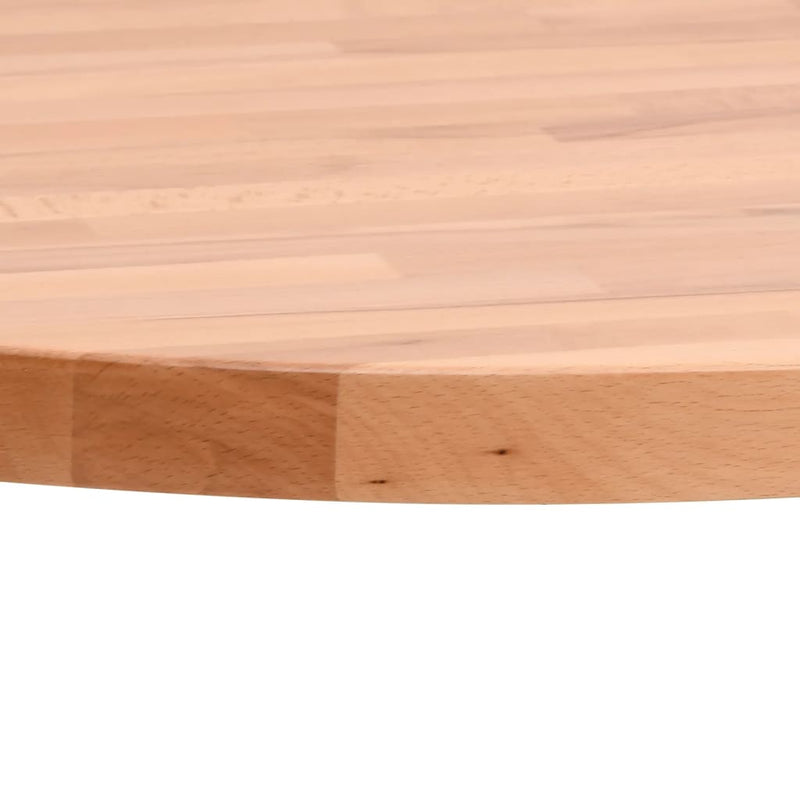 vidaXL tömör bükkfa kerek asztallap Ø30 x 4 cm