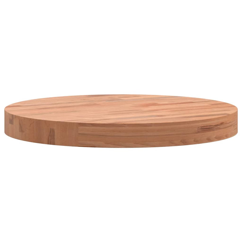 vidaXL tömör bükkfa kerek asztallap Ø40 x 4 cm