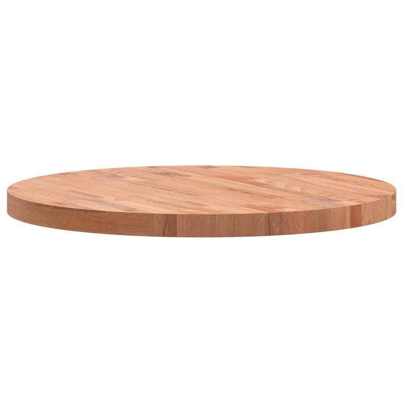 vidaXL tömör bükkfa kerek asztallap Ø70 x 4 cm