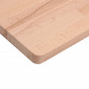 vidaXL tömör bükkfa négyzet alakú asztallap 40 x 40 x 1,5 cm