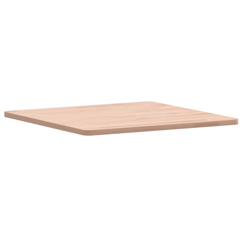 vidaXL tömör bükkfa négyzet alakú asztallap 50 x 50 x 1,5 cm