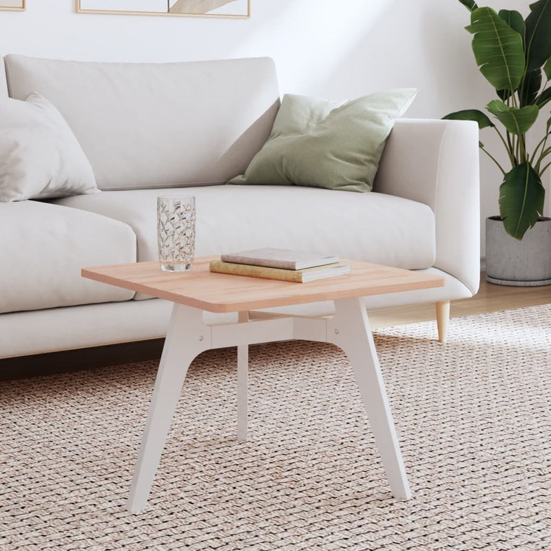vidaXL tömör bükkfa négyzet alakú asztallap 50 x 50 x 1,5 cm