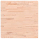 vidaXL tömör bükkfa négyzet alakú asztallap 60 x 60 x 1,5 cm