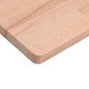 vidaXL tömör bükkfa négyzet alakú asztallap 90 x 90 x 1,5 cm