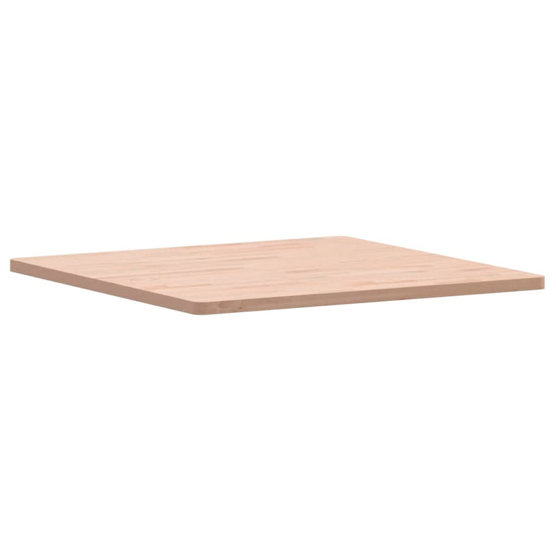 vidaXL tömör bükkfa négyzet alakú asztallap 80 x 80 x 2,5 cm