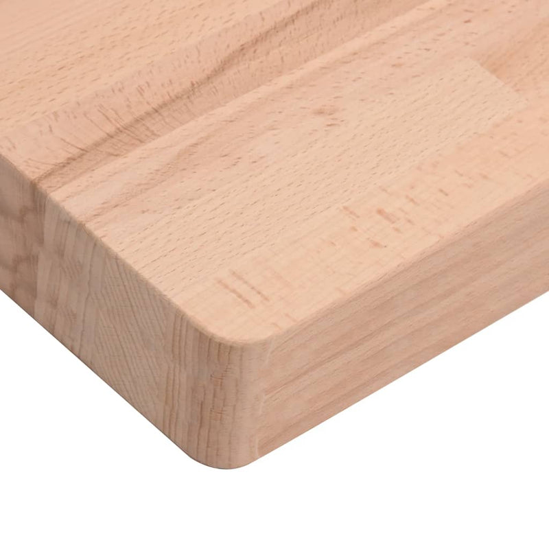 vidaXL tömör bükkfa négyzet alakú asztallap 40 x 40 x 4 cm