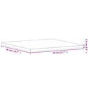 vidaXL tömör bükkfa négyzet alakú asztallap 40 x 40 x 1,5 cm
