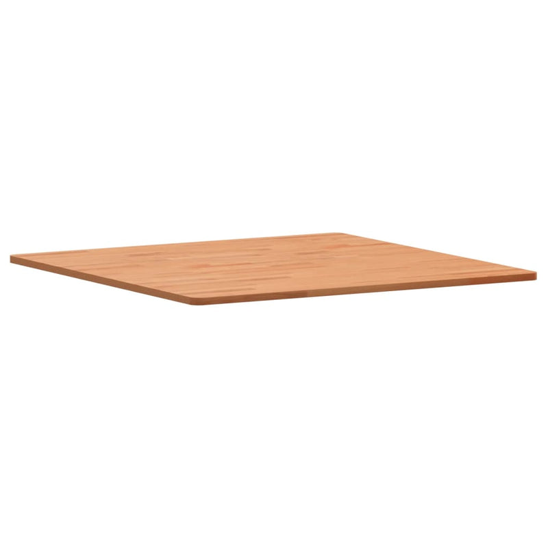 vidaXL tömör bükkfa négyzet alakú asztallap 80 x 80 x 1,5 cm