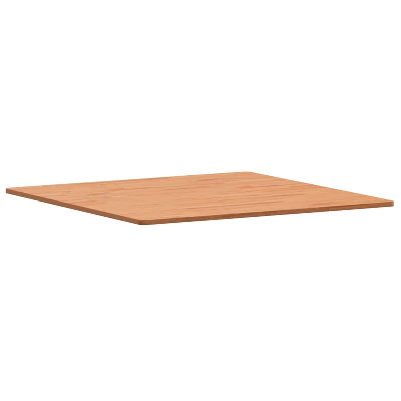 vidaXL tömör bükkfa négyzet alakú asztallap 90 x 90 x 1,5 cm