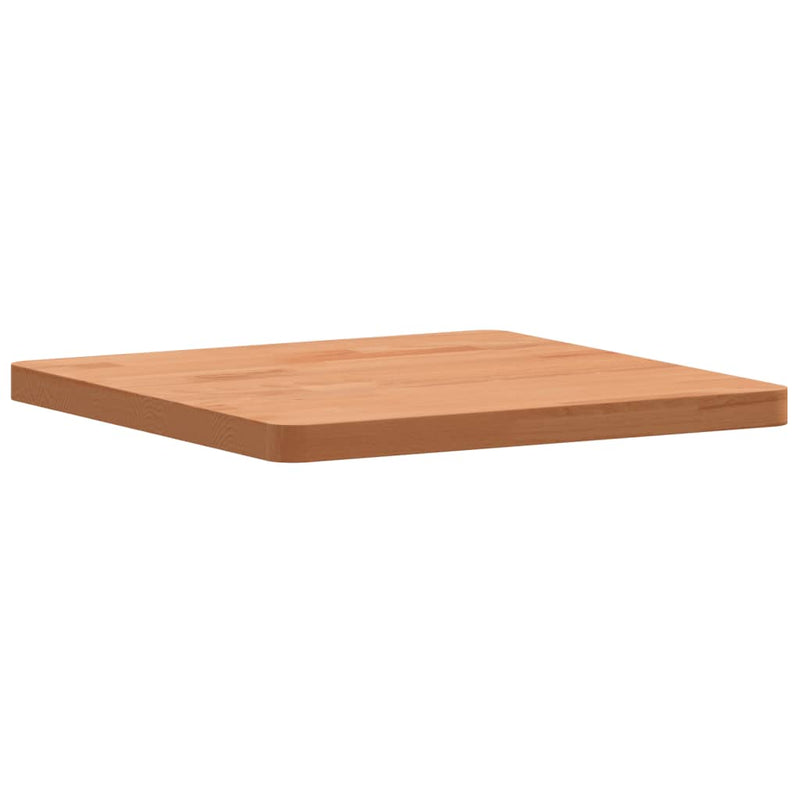 vidaXL tömör bükkfa négyzet alakú asztallap 40 x 40 x 2,5 cm