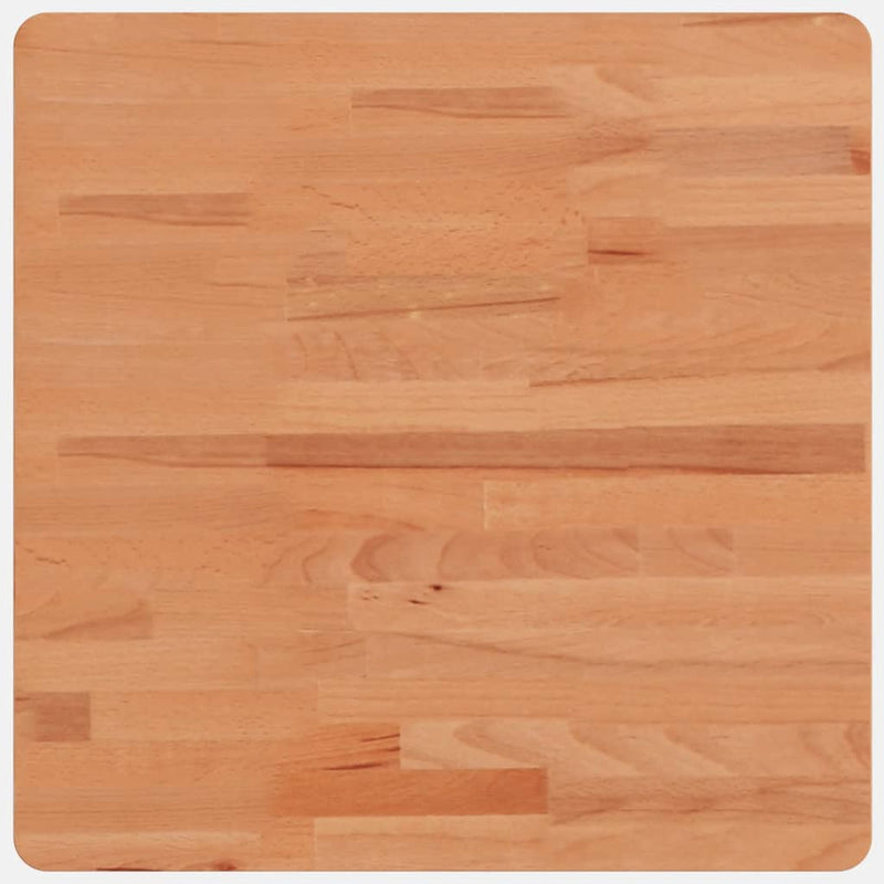 vidaXL tömör bükkfa négyzet alakú asztallap 50 x 50 x 2,5 cm