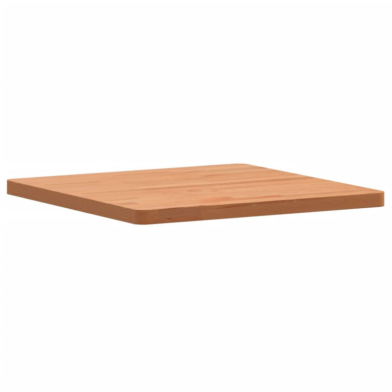 vidaXL tömör bükkfa négyzet alakú asztallap 50 x 50 x 2,5 cm