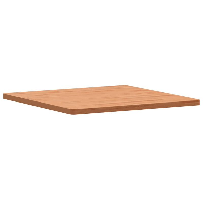vidaXL tömör bükkfa négyzet alakú asztallap 70 x 70 x 2,5 cm